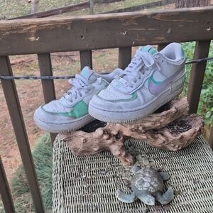 Nike White and Gray Sneakers